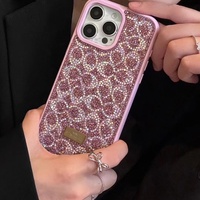 Nouveau diamant DESIGNERS étui de téléphone de luxe pour Iphone16 14 15 Pro Max mode personnalité couverture de téléphone pour iphone 13 16pro
