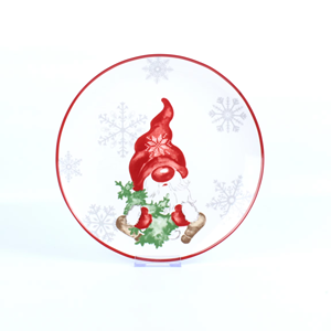 Vajilla de Porcelana Navideña Barata al por Mayor, Juego de Platos y Tazones de Cerámica Festivos a Precio de Fábrica para Promoción Navideña - Product Image 2