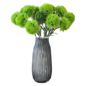 Bouquet de carnations vertes artificielles Yoshinobu 50 cm Vert clair Vert foncé Pour la décoration de la maison Arrangements floraux de mariage - Product Image 5