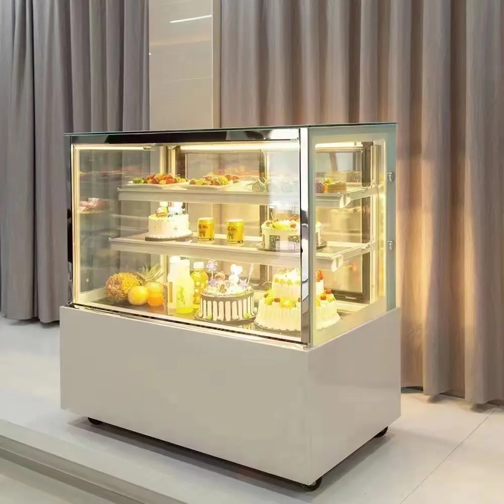 베이커리 케이크 전시 냉장고 냉각기 시판의 케이크 전시 냉동고