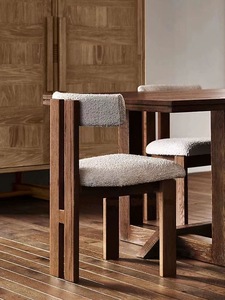 Sedia da Pranzo in Velluto Bianco Stile Moderno e Semplice, Gambe in <span class=keywords><strong>Legno</strong></span> Massello Nordico, Sedia da Caffè, Arredamento per la Casa - Product Image 2
