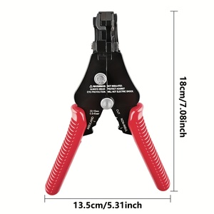 <span class=keywords><strong>Pince</strong></span> à dénuder multifonctionnelle et <span class=keywords><strong>pince</strong></span> à <span class=keywords><strong>sertir</strong></span> tubulaire Coupe-câbles automatiques pour câbles à fibres optiques - Product Image 2