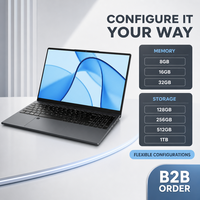 Ordinateur portable professionnel OEM 15,6 pouces Intel N5095 8 Go 16 Go 32 Go de RAM 128 Go 256 Go 512 Go 1 To SSD FHD IPS pour entreprises – Vente en gros