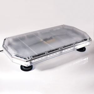 Luz giratoria estroboscópica DE EMERGENCIA ámbar de alto brillo de 23 pulgadas y 60cm, barra de advertencia delgada de 12V/24V para accesorios de luz de camión y coche - Product Image 1