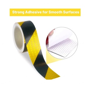 ฟิล์มพีวีซีกันน้ำแบบเรืองแสง เทปติดป้ายจราจร สติ๊กเกอร์สะท้อนแสง EGP วัสดุสะท้อนแสงเพื่อความปลอดภัย แผ่นพลาสติกเตือนภัย - Product Image 5