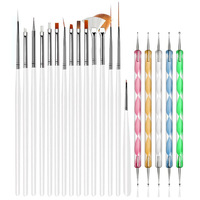 2025 Offre Spéciale Costume Peintures 15 Pièces Double Tête Vis Spot Drilling Nail Brush