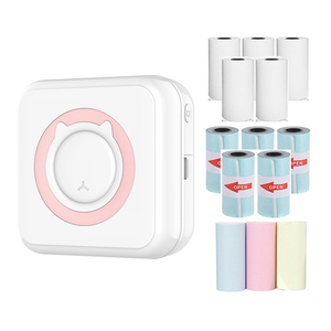 Bonvada Sticker Label Photo <b>Mini</b> Portable Pocket Wireless <b>Thermal</b> <b>Printer</b> Custom Rechargeable Inkless - Product Image 1