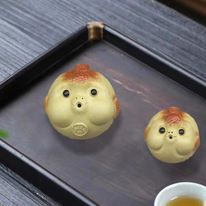 Chất lượng cao thân thiện với môi trà Pet Bong Bóng Cá đồ trang trí thủ công nhỏ cá Vàng nhựa điêu khắc - Product Image 4