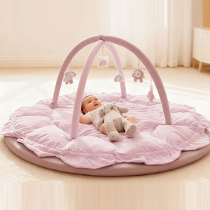 <span class=keywords><strong>Tapis</strong></span> de jeu rose <span class=keywords><strong>pour</strong></span> bébé, design mignon de poupée de dessin animé, style suspendu, matériau doux et confortable, <span class=keywords><strong>tapis</strong></span> de jeu <span class=keywords><strong>pour</strong></span> enfants - Product Image 1