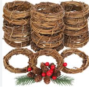 Sea Grass Woven Light Reusable Gift Box Snowflake <b>Ribbon</b> Ornament Set for Graduation Thanksgiving Christmas Valentine's Day Home - Product Image 4