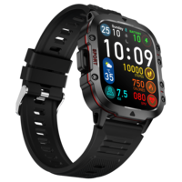 Sport Smartwatch QX11 1.96 pouces AI Assistant vocal longue endurance boîtier solide pression d'oxygène sanguin surveillance du sommeil