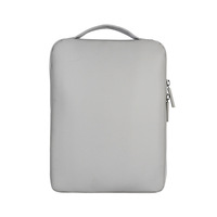 Sacoche pour ordinateur portable en cuir PU fait main, portable, élégante, pour tablette PC, étanche, résistante aux tremblements de terre, légère