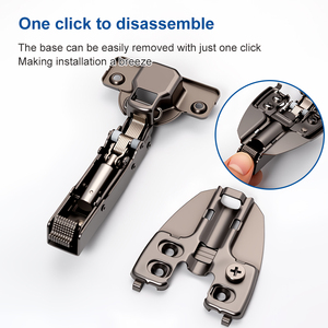 Đồ nội thất phần cứng mềm đóng 3D bản lề tủ với móc - Product Image 4