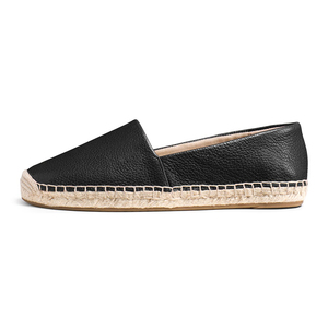 Chaussures plates décontractées pour femmes en cuir patchwork et <span class=keywords><strong>corde</strong></span> de chanvre, fabriquées en Chine, faible MOQ - Product Image 5