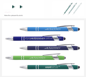 Bolígrafo de Punta Suave de Goma con Superficie Mate y Logotipo Personalizado, Bolígrafo Táctil de Metal Premium con Logotipo Grabado - Product Image 6