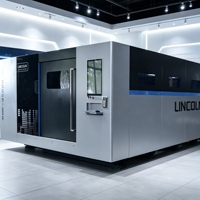 Machine de découpe laser à fibre de haute puissance 6000W 12000W avec source laser Raycus, couvercle intégré et plateforme d'échange – Vente populaire