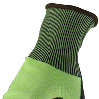 Gants de sécurité MaxiPact Green HPPE résistants aux coupures niveau 3, résistants aux impacts, micro-enduits de mousse de nitrile, antidérapants, respirants, pour le travail
