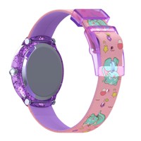 Montre à quartz pour enfants Bling Kids' Fashion, cadran de 31 mm, résistante aux chocs et à l'eau, placage américain, boîtier en PC