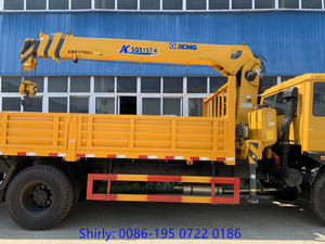 Suministro de fábrica DONGFENG conducción a la derecha 4*2 grúa telescópica montada en camión 8-10 toneladas Camión grúa - Product Image 4