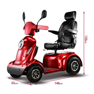 Scooter Eléctrico <span class=keywords><strong>de</strong></span> Movilidad Reforzado y Confortable, Freno Electromagnético, Neumático Todoterreno para <span class=keywords><strong>Cuidado</strong></span> <span class=keywords><strong>de</strong></span> Personas <span class=keywords><strong>Mayores</strong></span> y Reventa Médica - Product Image 3