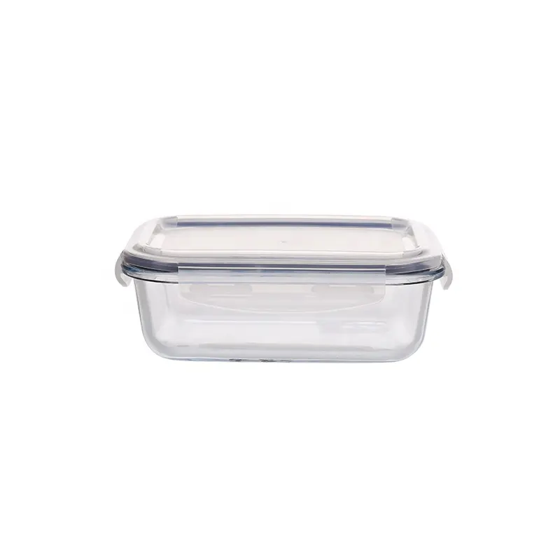 Bulk order Rectangular 370ml 640ml 1040ml leakproof Lunch Box Heat Resistant Oven Micriowave Safe Food Container