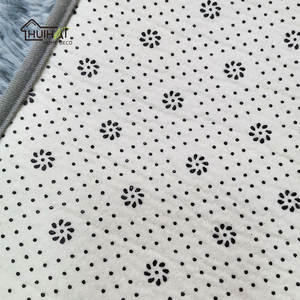 Tapis à poils longs, accessoire de prière en feutre, à bords longs, moquette de salon, en velours musulman - Product Image 5