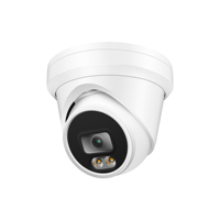 Kamera IP POE Dual Light 6MP NDAA dengan Mikrofon Terintegrasi, Slot Kartu SD, Kamera Dome CCTV, Deteksi AI Cerdas Manusia & Kendaraan