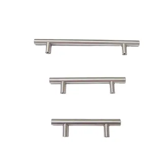 Factory Supply Stainless steel Furniture Kitchen Cabinet Pull Handle Drawer And Dresser Pulls Knobs pulls