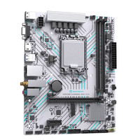 Carte mère B660M GAMING WIFI ICE, PCB blanc, LGA1700, DDR4, 6 phases, alimentation Dr.Mos, WiFi intégré, ARGB, Micro ATX, pour PC de jeu
