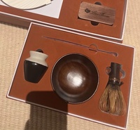 Fabricant chinois de gel Ensemble de bols à matcha en céramique de qualité cérémonielle Vente en gros Ensemble de fouet matcha chasen en bambou personnalisé avec boîte