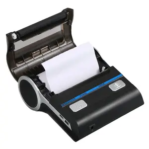 Mini impresora térmica portátil para teléfono móvil, máquina de impresión de recibos inalámbrica de 80mm, de alta calidad, BT