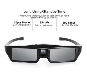 Lunettes de <span class=keywords><strong>Vision</strong></span> <span class=keywords><strong>3D</strong></span> IR pour ordinateur pour <span class=keywords><strong>Nvidia</strong></span> <span class=keywords><strong>3D</strong></span> <span class=keywords><strong>Vision</strong></span> 120hz écran LCD 5 heures d'utilisation batterie lunettes <span class=keywords><strong>3D</strong></span> prise en charge Linux - Product Image 4