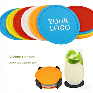 Factory Cheap Customized Logo Soft Pvc Silicone Coffee Cup <b>Coasters</b> <b>Drink</b> Sublimation Rubber Beer Coffee <b>Coaster</b> - Product Image 6
