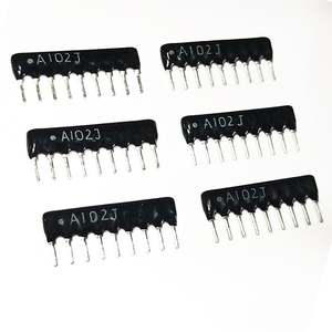 Resistencias A08 A09 A10 9PIN 10PIN 1K 100R J G 2% 5% A102J B10G330, Paquetes de Resistencias en Red - Product Image 1