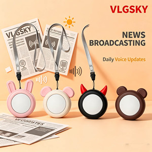 ชุดของขวัญสำหรับเด็ก ยี่ห้อ VLG ดีไซน์ทันสมัย รองรับ 66 ภาษา เชื่อมต่อแอปพลิเคชันได้ ใช้พลังงานจากแบตเตอรี่แบบชาร์จได้ ผลิตจากซิลิโคน สวมใส่รอบคอ ใช้เทคโนโลยี AI - Product Image 1