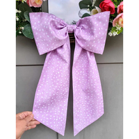 Guirlande en coton faite à la main, élégante, florale, cadeau pour enfants, nœud, fête de Pâques, décoration murale intérieure et extérieure, vente en gros, 2026