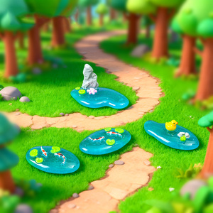 Figuras Decorativas de Resina en Miniatura para Jardín de Hadas, Micro Paisajes, Estanques, Acuarios y Bonsáis, en Oferta - Product Image 2