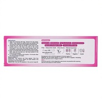 Bandelettes de test de grossesse neutres en anglais, type stylo, détection HCG, technologie or colloïdal, détection précoce, en plastique