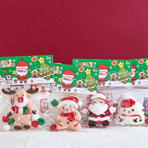 Santa Christmas Gingerbread Man Snowman TPR <b>Squishy</b> Toy Sensory Decompression Toy Pinching Stress Relief Fidget Toy - Product Image 6