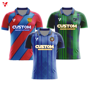 Maglie da Calcio Personalizzate in Sublimazione, Set Uniformi da Calcio Traspiranti, T-shirt da Calcio ad Asciugatura Rapida, <span class=keywords><strong>Kit</strong></span> da Calcio con Tasche WO-X858 - Product Image 1