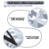 Housse de siège de voiturette de golf en microfibre, protection contre la saleté et la transpiration, séchage rapide, ajustement universel, personnalisable OEM