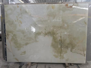 לוח אוניקס ירוק טבעי, לוח מרוכב שקוף מאלומיניום דמוי שיש, לוח חיפוי חיצוני מאלומיניום אוניקס עם תאורת רקע - Product Image 2