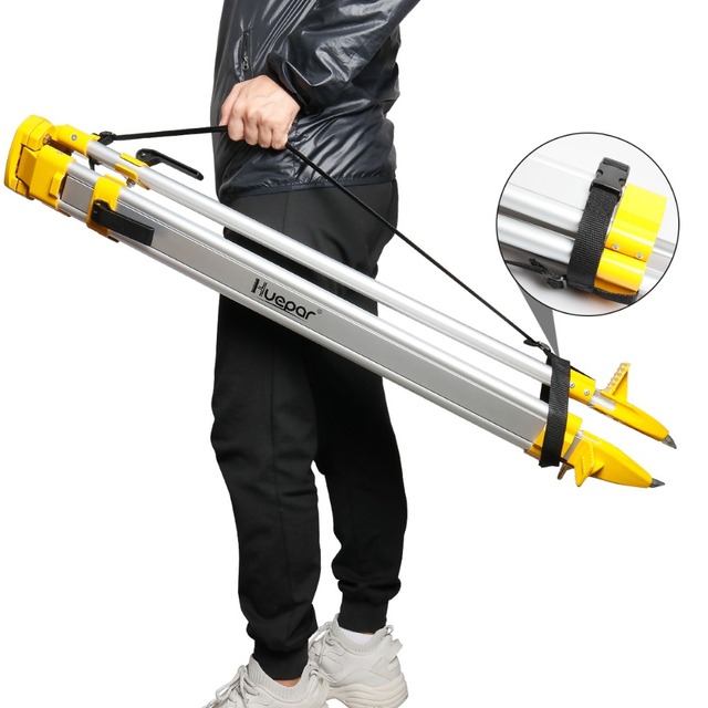 M3Y Heavy Duty Tripod Flat Head Contractor Tripod for Auto Level & Rotary Laser and Total Station