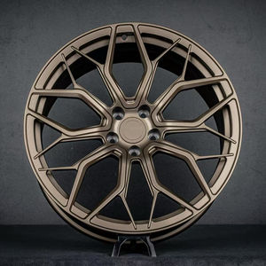 신형 메쉬 디자인 원피스 단조 알루미늄 합금 휠 100mm 15-26인치 5x114.3/112/130 PCD 10년 보증 - Product Image 1