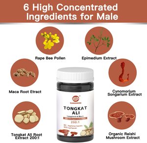 Ganoherb OEM Trung Quốc thảo dược bổ sung viên nang với Maca Tongkat Ali và <span class=keywords><strong>longjack</strong></span> chiết xuất từ rễ cho nhãn hiệu riêng cung cấp số lượng lớn - Product Image 2