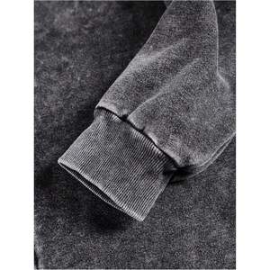 Sweat-shirt à capuche zippé pour homme personnalisé, 100% coton French Terry, respirant, streetwear, manches classiques - Product Image 4