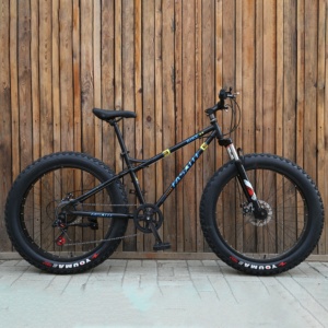 Vélo de montagne <span class=keywords><strong>VTT</strong></span> 26 pouces en promotion avec freins <span class=keywords><strong>à</strong></span> disque doubles, fourche en alliage d'aluminium, 21 vitesses et selle confortable - Product Image 1