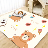Tapis imperméables anti-urine pour animaux de compagnie en PVC lavable à imprimé animal pour chat et chien pour un usage domestique Nettoyage pratique