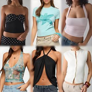 Wholesale New Stock <b>Clothes</b> Women Short Top T-shirt Low Price Bulk Clothing Casual Dress <b>Clothes</b> Summer for Women Adults <b>Clothes</b> - Product Image 1