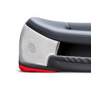 Pour Mercedes-Benz SLK 2011-2012, modification intérieure, couvre-haut-parleurs de porte Burmester, aluminium - Product Image 2